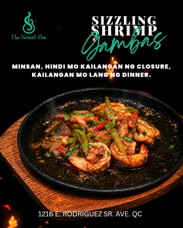 Sizzling Shrimp Gambas